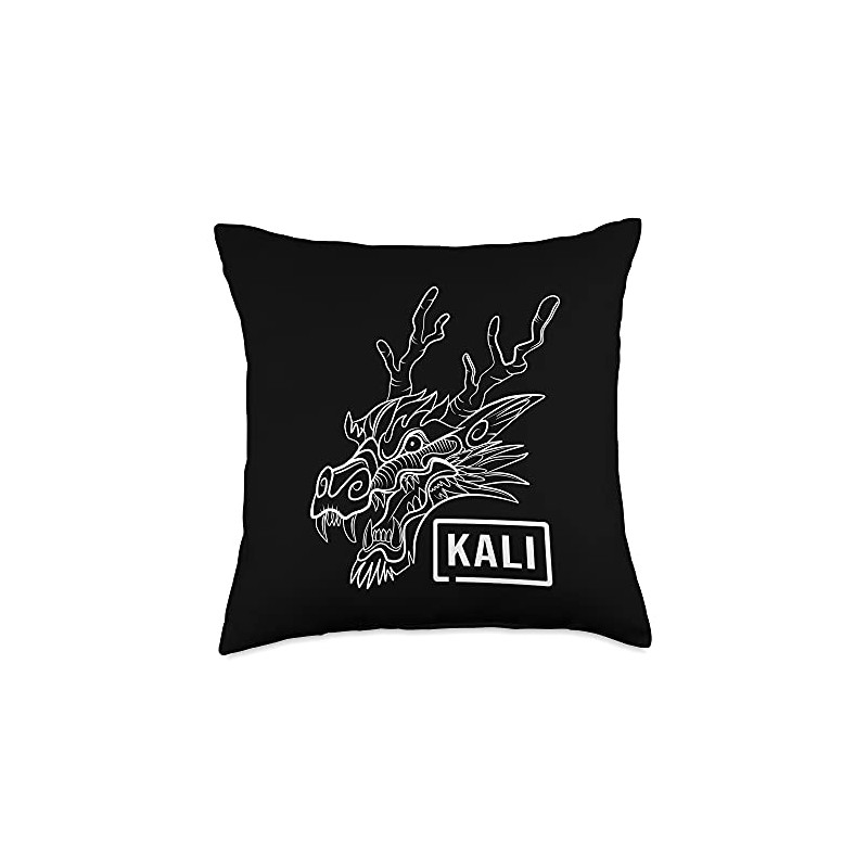 Kali Linux Hacker Techie Gift for Network Engineer Throw Pillow
