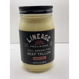 Unbranded Lineage Beef tallow 100% Grass Feed Original 14 Oz  New - Unopened