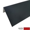 Aluminium angle grey, 2500 mm, aluminium angle, anthracite, 70 x