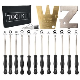 Hippotech 12Pcs Carburetor Adjustment Tool with ZT-1 500-13 Metering Lever Tool for 2 Cycle Small Engine Replace for STIHL Poulan Homelite Echo Trimmer Weedeater Chainsaw Carb Tune up Screwdriver Kit