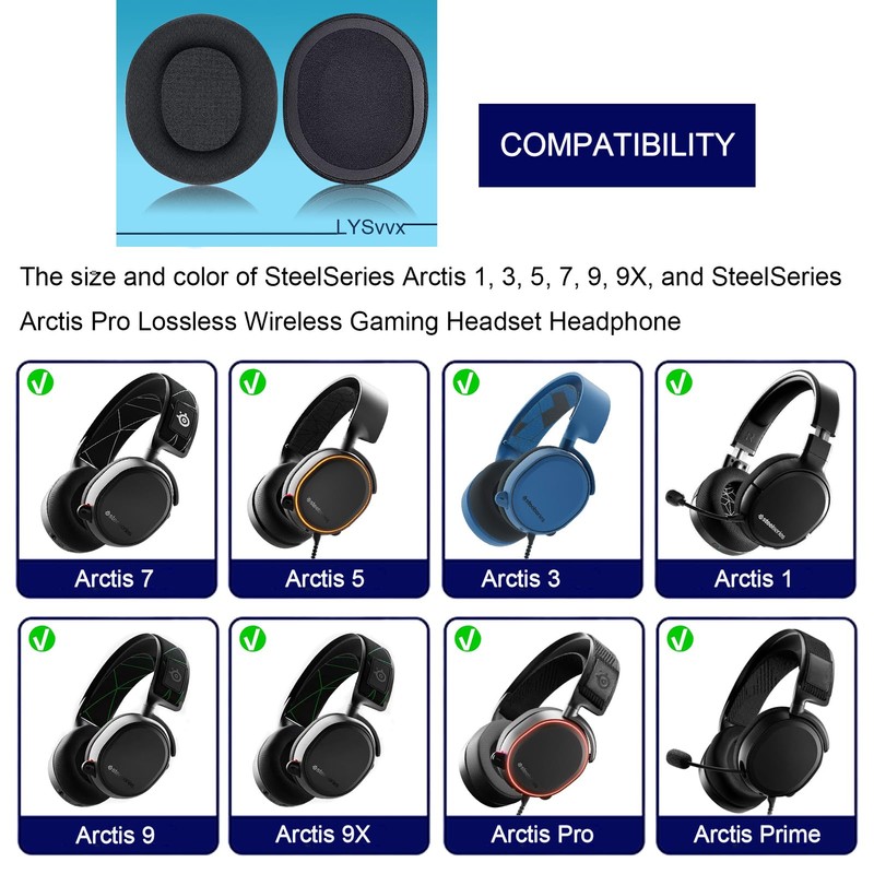 Arctis 5 Ear Pads - Replacement Earpads for SteelSeries Arctis