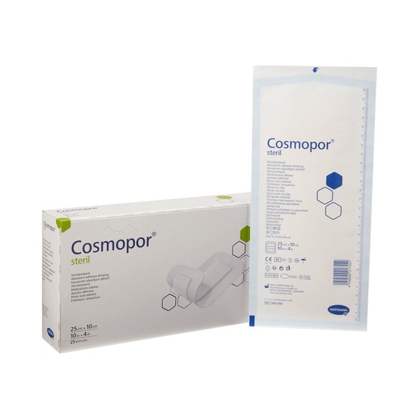 Cosmopor Steril 10" x 4" - Box of 25