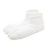 Soubien assort-tabi0006 Women's Socks, Stretch, Tabi Socks, White, Embroidery, Flower,