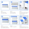 Victostar 2 Step Stool for Kids, Anti-Slip Sturdy Toddler Two