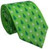 Retreez Mens Woven Christmas Tie Christmas Tree 8cm, Green