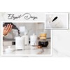 25 Ounce Elegant Ceramic Kitchen Canisters Set of 3 -