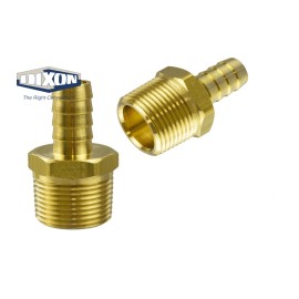 Dixon 1020812C - Male NPTF x Hose Barb, 1/2" Hose x 3/4" MNPT
