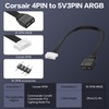 YAODHAOD 5 V ARGB to 4/6 Pin Fan Controller Adapter