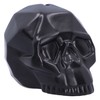 Nemesis Now Geometric Skull Money Box, Ceramic, Black