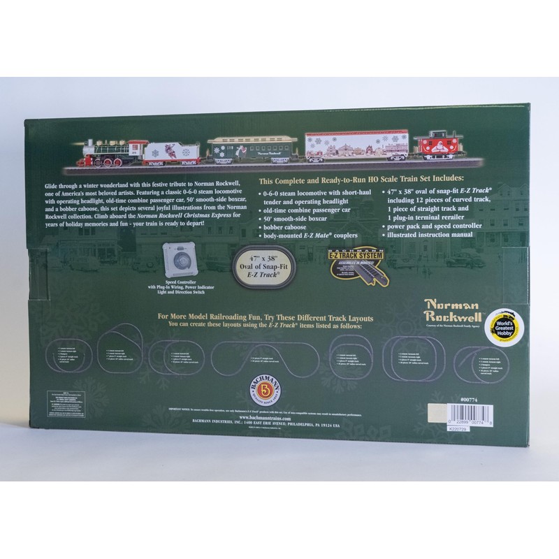 Bachmann Trains - Norman Rockwell Christmas Express - Ready to