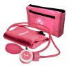 Checkateck Kit Baumanometro Aneroide Rosa +estetoscopio Doble Campana Color