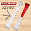 Hogurin 2pcs Flat Pry Bar, Stainless Steel Pry Bar Scraper