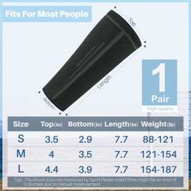 Koalarun Volleyball Arm Sleeves 1 Pair, Compression Passing Forearm Sleeves Volleyball Gear Guard for Girls Women Youth