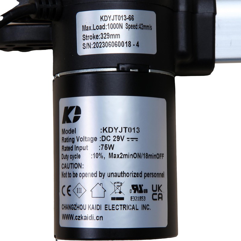 Kaidi Linear Actuator Model KDYJT013-66 Power Recliner Lift Chairs Motor