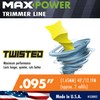MaxPower 338802 Premium Twisted Trimmer Line, .095-Inch Length x 40-Foot