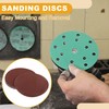 Partuto 10 Pcs 6inch 40 Grit Universal Sanding Discs -