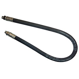 20" Metric Grease Gun Whip Hose (M10 x 1 Thread Ends)