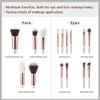 Jessup 15Pcs Professional Foundation Makeup Brushes Set Make up Brush