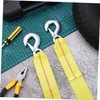 ULTECHNOVO Heavy Duty Towing Rope with Dual Hooks Durable Car