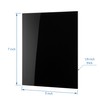 KAITELA Pack of 10 Black Acrylic Sheet 5" x 7"