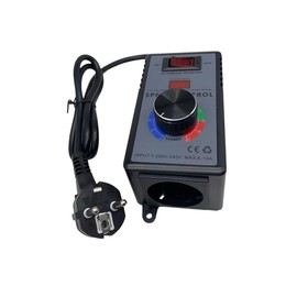 Speed Regulator 230 V, Voltage Regulator, Motor for Angle Grinders, Blowers, Hand Drill, Circular Saws, Frequency Converter 230 V, Motor Voltage Regulator AC 220 V 10 A Peak Power 4000 W