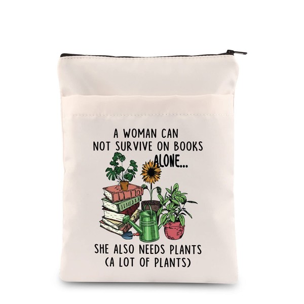 PLITI Book Lover Book Sleeve Gardener Gift A Woman Can