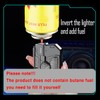 Windproof Torch Lighter Refillable Foldable Rotatable Lighter For Daily Use
