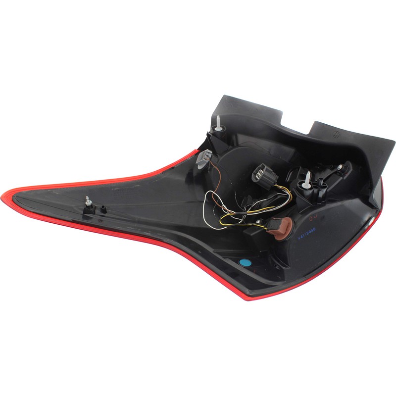 Evan Fischer Tail Light Assembly Compatible with 2012-2014 Ford Focus