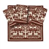 Vern Yip by SKL Home Harvest Otomi Napkin (4-Pack),Rust