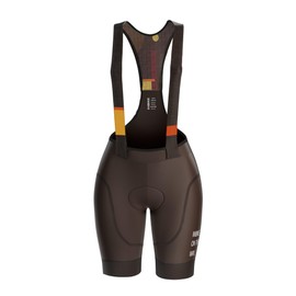 INBIKE Women's Cycling Bib Shorts with 3D High Density Sponge Padded Long Cycling Breathable Bib Shorts Coffee