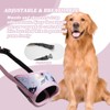 Dog Muzzle, 1 Muzzle for Dogs, Soft Nylon Print Muzzle