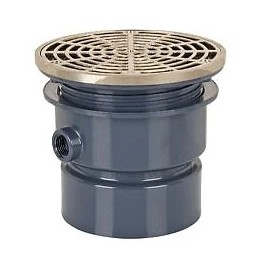Sioux Chief 842-2PNR Adjustable Floor Drain 2 PVC Hub Connection