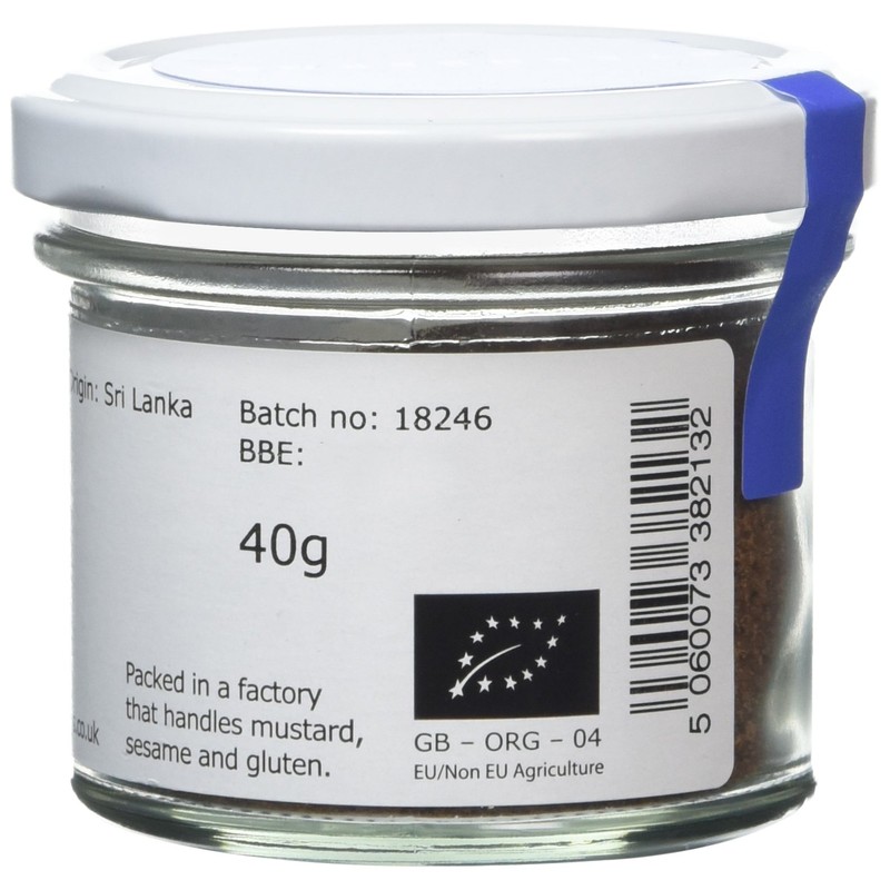 Steenbergs Organic Ground Nutmeg Standard Jar - 40g