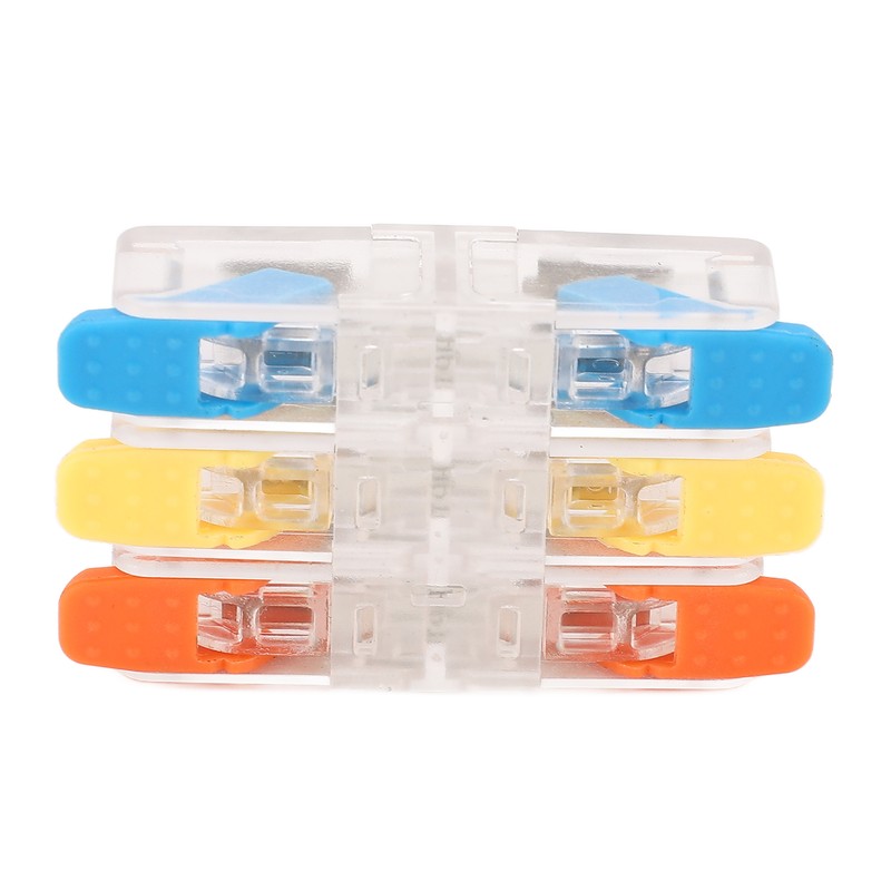 10Pcs Lever Wire Connector Electrical Quick Wiring Connect Inline Splicing