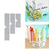 3Pcs POP-UP Base Metal Die Cuts, 3Pcs POP-UP Base Cutting