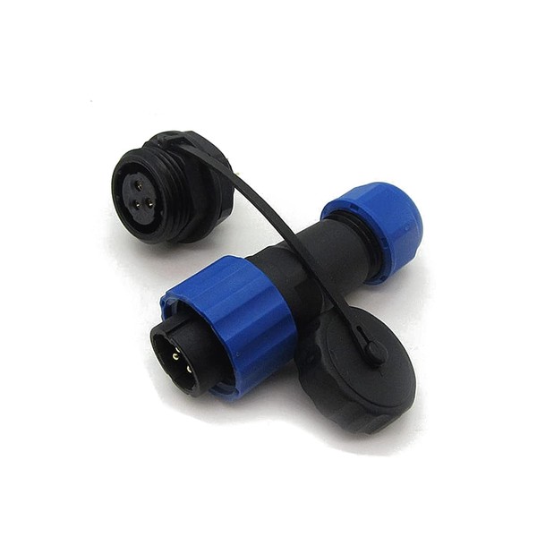 Elecbee Aviation Cable Circular Connector, SP17 3 Pin Waterproof &