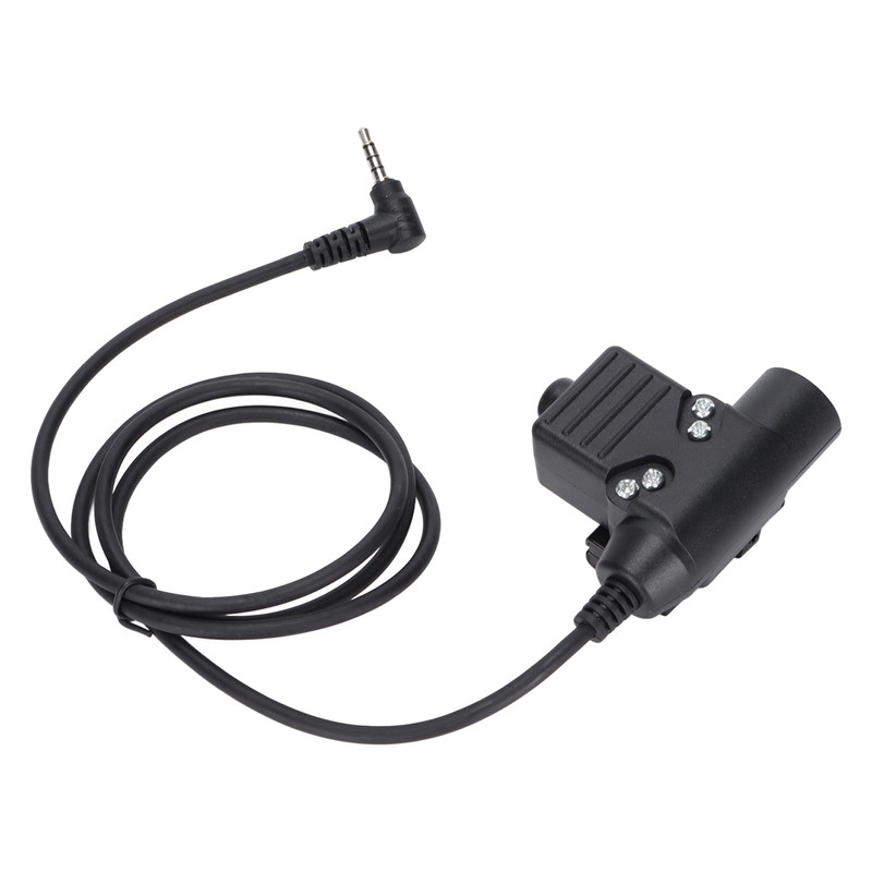 U94 PTT Headset System Adapter PU Tensile Wire Headset Military