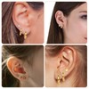 Mini Gold Huggie Hoop Earrings, 8 Pairs Small Stud Earrings