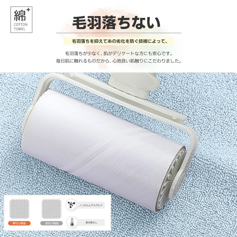 AYO バスタオル フェイスタオル 綿100% ホテル仕様 4枚セット ふわふわ 速乾 瞬間吸水 無地
