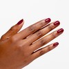 OPI Infinite Shine Long-Wear Dark Shimmer Finish Opaque Red Nail