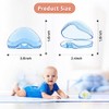 4 cajas para chupete (azul)