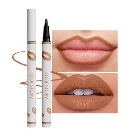 Matte Lip Liner Pencil - Waterproof, Non-Fading, Long-Lasting Plump Effect for Fuller Lips Makeup, Soft & Smooth Texture Easy Glide Lipstick 05#