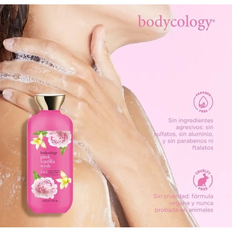 Bodycology Kit Jabon Corporal Y Loción Pink Vainilla