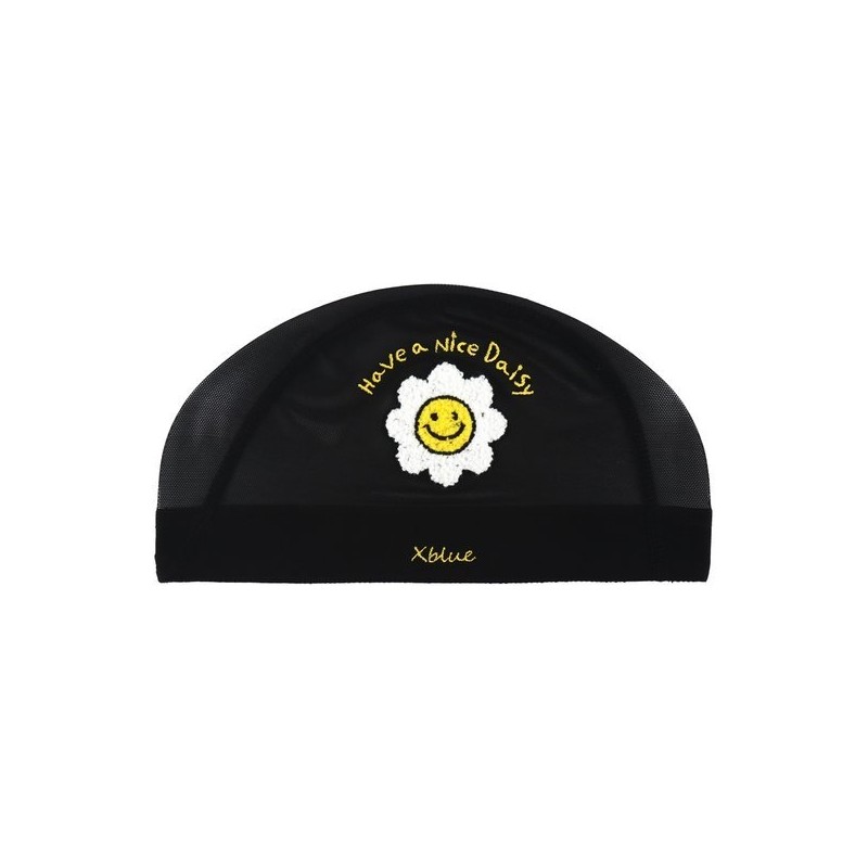 XBLUE XBL-6201-10 Nice Daisy Boucle Embroidered Mesh Swim Cap /