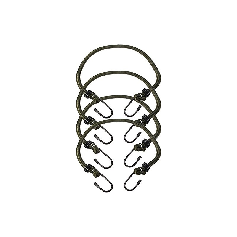 Savage Island 4 pack Heavy Duty Elastic Military Bungee Cords