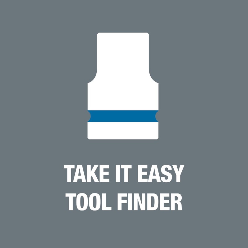 Wera 05003043001 8740 B Holding Function Zyklop in-Hex Bit-Socket, Blue,