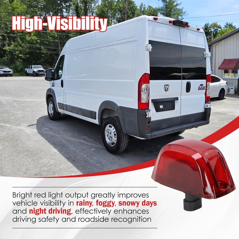 5PCS Rear Cab Roof Marker Lights for 2014-2023 RAM Promaster