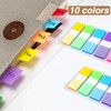 KICNIC Page Markers Sticky Index Tabs 1000 Pcs, Fluorescent Pop