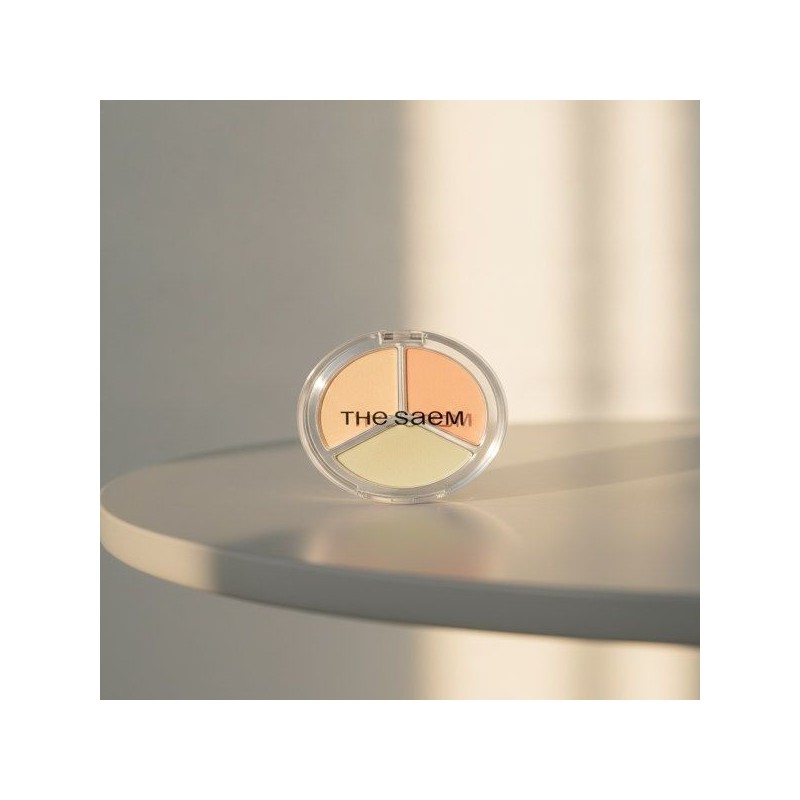 THESAEM Cover Perfection Triple Pot Concealer 3colors 4111398 Glow 20N