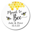 Meant to bee sticker, Honey favor stickers, Meant to bee